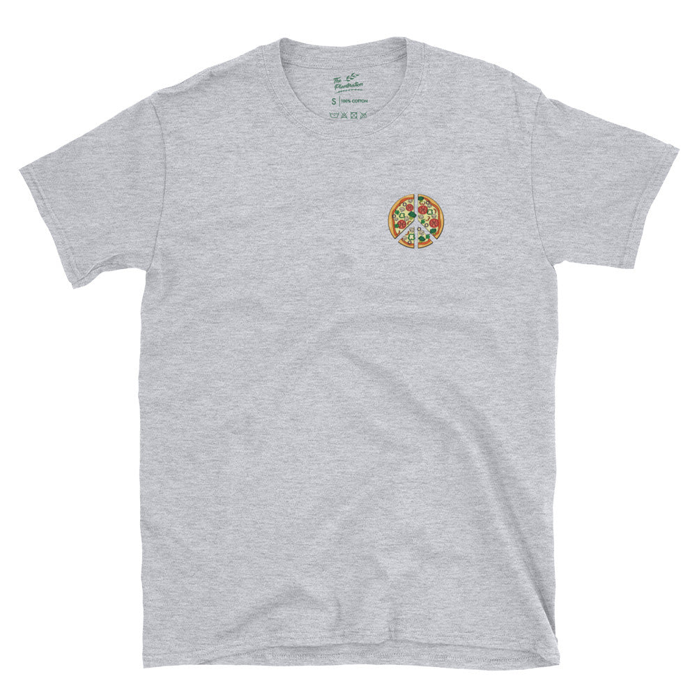 Pizza Peace | Organic T-Shirt - theplantnation